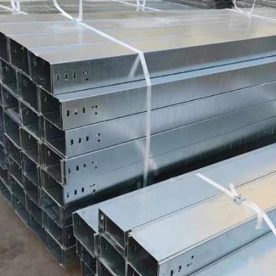 China 3m-6m Length Hot Dip Cable Tray Galvanized With Ventilation Groove And Perforation Features for sale