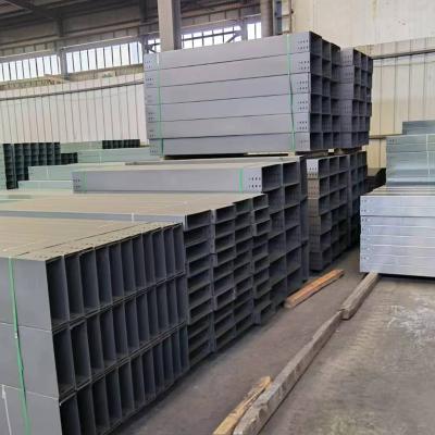 China Indoor Silver Cable Support Tray / 100mm Solid Bottom Cable Tray for sale