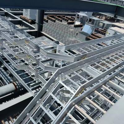 China Corrosion Resistant Steel Ladder Type Cable Tray Manufacturers 50mm 150mm Height And 100mm 1000mm for sale