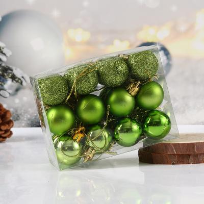 China Durable ChristmasTree Hang Balls Decor Wholesale Plastic Material Decorations Ornaments Christmas Baubles Ball for sale