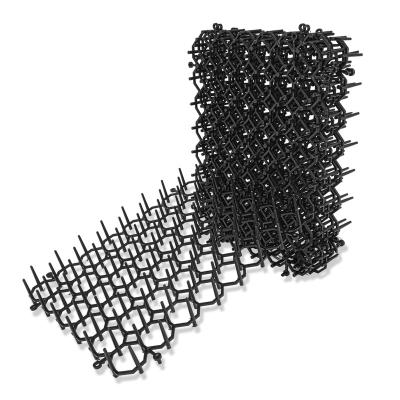 China Repellent Order Cat Supplies And Spliced Anti Cat Thorn Mat Guardrail Cat Repellent Scat Mat Pet Spiked Mat Cropped for sale