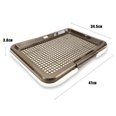 China Dogs Tray Toilet Easily Clean Dog Cat Litter Box Puppy Training Pads Portable Training Potty & Pet Toilet for sale