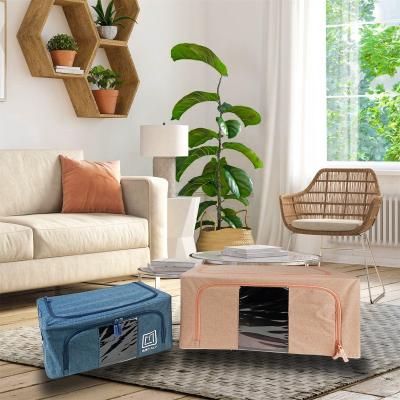 China Foldable Toy Underwear Transparent Wardrobe Sock Cloth Boxes Home Viable Storage Storage Boxes Organizer For Clothes for sale