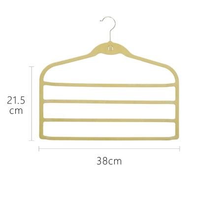 China Custom multi-functional rack multi-layer hangers and space-saving non-slip connector hangs assemble hangers for sale