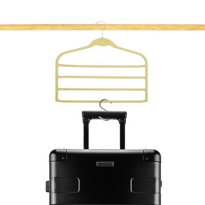 China High quality custom multi-functional rack multi-layer hangers and space-saving non-slip connector hangs assemble hangers for sale