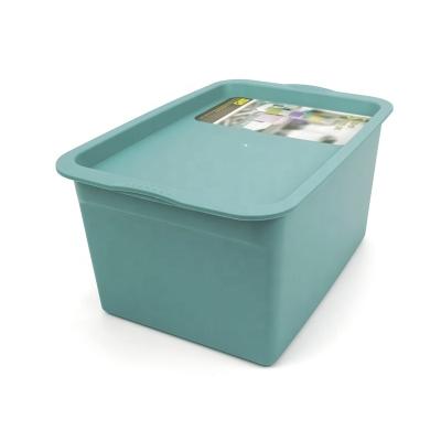 China Plastic Household Storage Box Kids Food Toy Storage Makeup Bra Underwear Outdoor Clothes With Lid Desk Organizer For Kitchen for sale