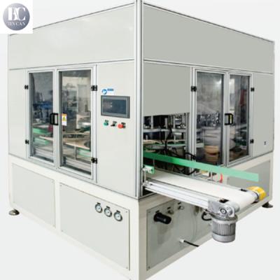 中国 オートマティックチンの缶リークテスト機 32CPM 12Heads 化学四角缶リークテスト機 販売のため