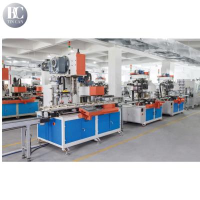 China Automatic 1gallon 4L Rectangular Cans Making Machine 30cpm for Small Oblong Tin Cans Making for sale