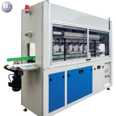 China 14heads Linear Round Square Can Leak Tester 28cpm Automatic Pressure Leakage Tester for sale