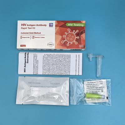 Cina Test diagnostici del tipo di campione e del formato del test con kit di test rapidi HIV Ag/Ab in vendita