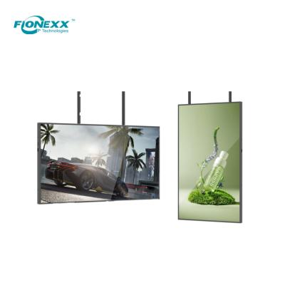 Cina 55 pollici Android Board Slim Bezel OD10 Alto luminosità appeso Display a finestra a una sola faccia in vendita