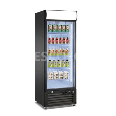 China Single-temperature Stand Up Display Freezer Drink Cooler For Supermarket for sale