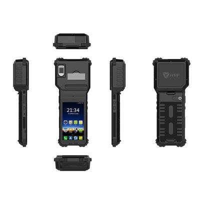 중국 BH501 소형컴퓨터 울퉁불퉁한 IP54 4G 생체 측정 모바일 장치 안드로이드 타블렛 통합된 프린터 판매용