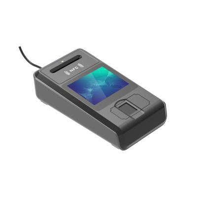 중국 USB 포트 생체 측정 카드 판독기 지문 13.56MHz 결제 입증 1000mAh 판매용