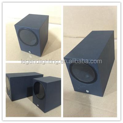 China Tempered glass through aluminum outdoor wall spot light, high quality wall lamp for sale