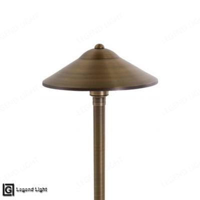 China Brass Garden Path Light / Area Light With Plastic Spike for sale