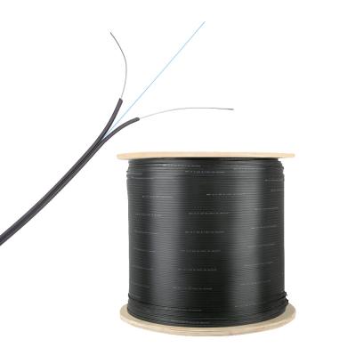 China Factory Price 1 2 core FTTH Fiber Optical Drop Cable 1km Price ftth cable for Indoor/Outdoor use for sale