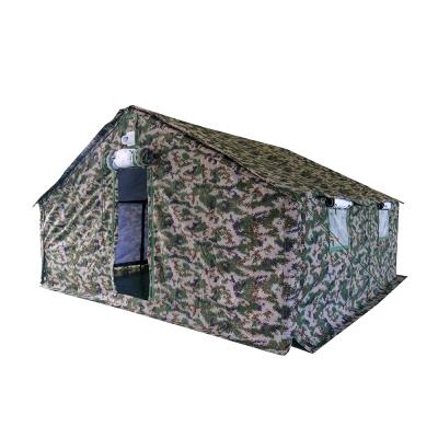 China Camouflage Game Restaurant Waterproof Military Tent / Weather Resistant Toughest Pole Field Military Tent for sale
