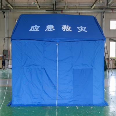 China Canvas Top Medical Fabric Ventilation Double Layers Roof Top Tent Military Relief Tent With Vestibule for sale