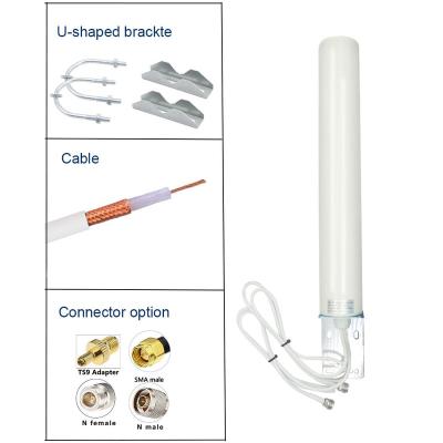 China Omni Directional Outdoor Higher Gain Longer Range External 4G LTE Antenna 4G LTE Cellular Antenna for Signal Booster 18dBi LSPTOH160918 for sale