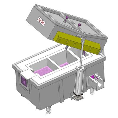 China La temperatura máxima depende del material caja de filtración para el método de filtración de aluminio fundido placa de espuma cerámica en venta