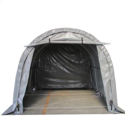 China Waterproof UV-Resistance 10' x15' Round Outdoor Waterproof Plastic Roof W3.0xL4.5xH2.4m Car Covers Garage for sale