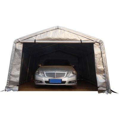 China Crest 12'Wx20'L Factory Supply Cheap Durable PVC Car Garages Canopy Parking Car Shelter for sale