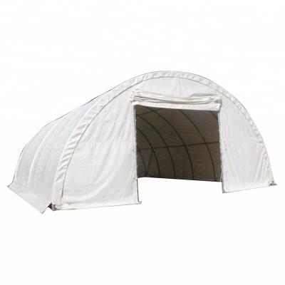 China 30'Wx40'L Metal Used Outdoor Plastic Dome Storage Shelter Sheltered Warehouse Tent For Sale for sale