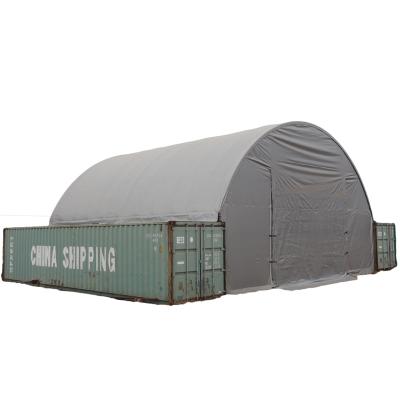 China Dome roof or factory price max top direct single truss dome container shelter for sale