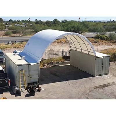 China Used For Heavy Duty Storage Workshop SSC2020 PVC Fabric Structure Container Throw for sale