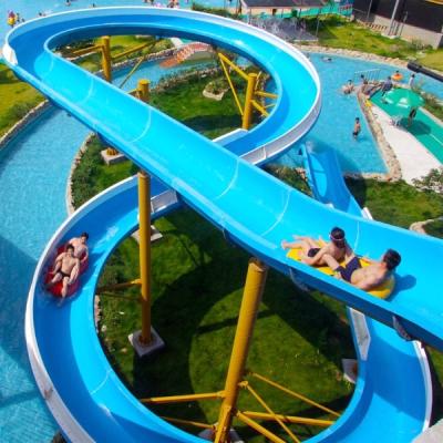 China Customizable Color Design Spiral Water Slide For Unique Water Park Attraction for sale