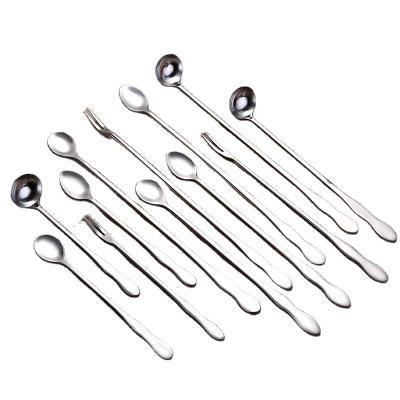China Sustainable Hot Sales Mooth Easy Cleaning Spoon Set Stainless Steel For Home for sale
