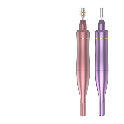 China High Speed Custom Removable Pedicure Set Tool Kit Nail Polishing Machine Sander Toenail Menicure 6 Head Metal Logo Electric Nail Drill Bits for sale