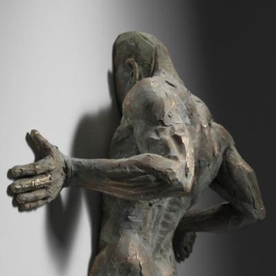 China Restaurant Decorative Custom Bronze Sculpture With Patina Finish for sale