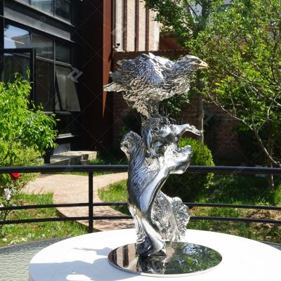 China Custom Stainless Steel Cast Flying Eagle Sculpture for Wholesale for sale