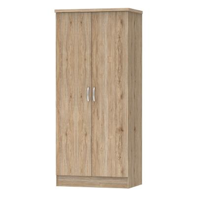 China (Other)Adjustable Modern Design 2 Door Living WARDROBE With 2 Drawers Thick Top Panel Malaysia Manufacture for sale