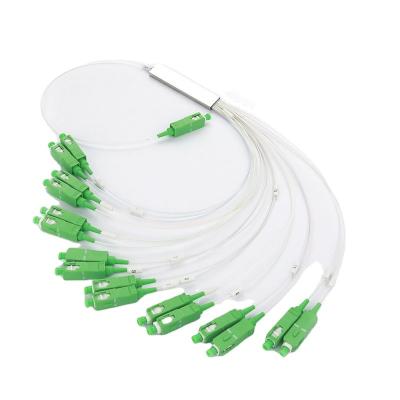 China New Bare Fiber Splitter 0.9mm FTTH FTTB FTTC ODI HSGQ Fiber Optic Mini Splitter 1X8 sc/apc 1x2 1*2 Type PLC Fiber Optic Splitter for sale