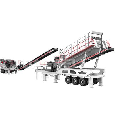 China Stone Crusher Plant Mobile Small Gravel Crushing Station Mobile Jaw Crusher Capacity 200-1000tph for sale