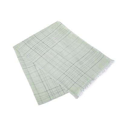 China Promotion 80% Cotton 20% Hemp Cotton Large Stylish And Warm Canvas Scarves And Shawls for sale