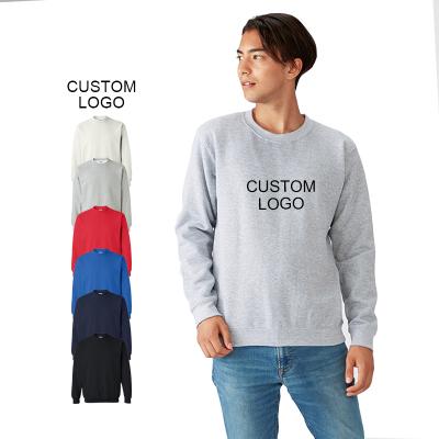 China Wholesale Blank Sweatshirt QUICK DRY Blank Sweatshirt Custom Logo White Polyester Crewneck Unisex Pullover Hoodie for sale