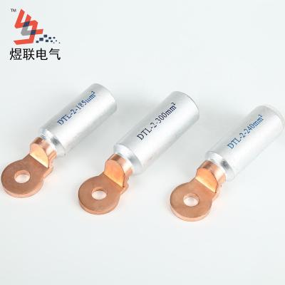 China Copper Specification DTL-2 50MM2 Aluminum Terminal Connector and Copper Aluminum Soldered Bimetal Cable Hook for sale