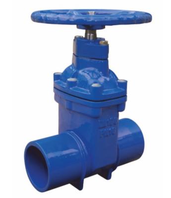 China Cast Iron Soft Seal Socket End Gate Valve SABS669 Standard for sale