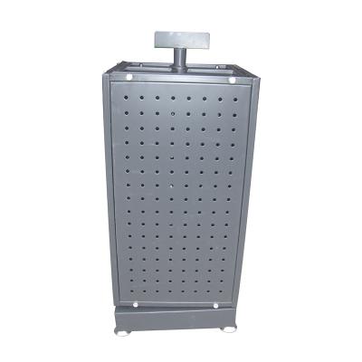 China Retail Shops Metal Worktop 4 Side Rack Retail Store 360 Revolving Rotating Display Rack For Mobile Accessory for sale