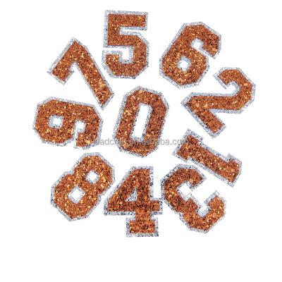 China Washable Cheap Sequin Fabric Embroidery Patches Factory Price Custom Design Embroidery Patches Iron On Embroidered Badges For Garment for sale