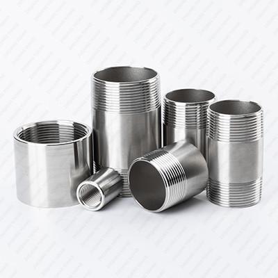 China Gas Stainless Steel Screwed Pipe Fittings With Customizable Wall Thickness And SCH5-SCH160 for sale