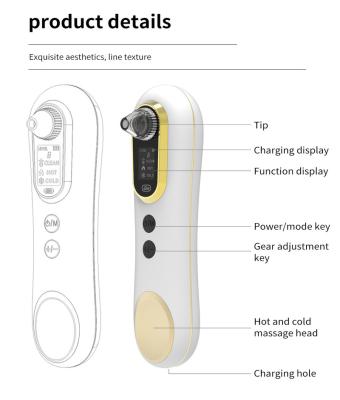China Acne Treatment PSB Hot Massage Electric Painless Head Rejuvenation 4 Blackhead Remover Ice and Cold Skin Pattern for sale