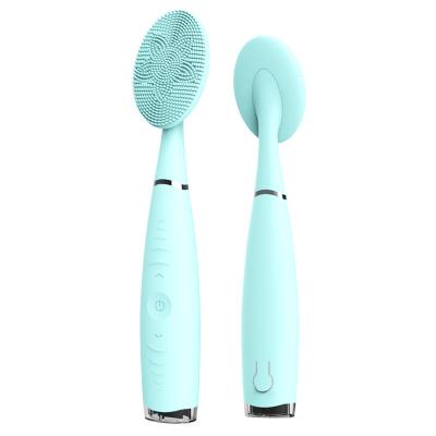 China Silicone Adjustable Electric Facial Sonic Facial Exfoliator Vibration PSB Speed Brush DEEP CLEANSING Cleansing Scrubber for sale