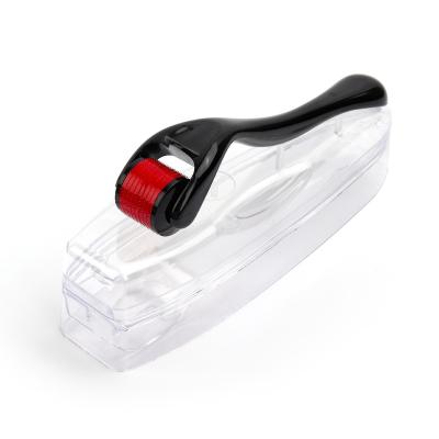 China 540 Titanium Custom Logo Anti-Puffiness PSB Disposable Microneedle Derma Skin Roller Zinc Alloy Dermaroller For Face for sale