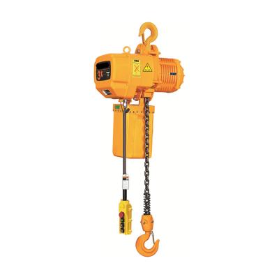 China Easy Construction 1ton 2ton 5 Ton Lifting Chain Hoist Crane Double Speed 5 Ton Electric Chain Hoist With Operation for sale