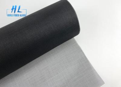China 17*15 Mesh 110G Black Color Fiberglass Window Screen Mosquito Net for sale